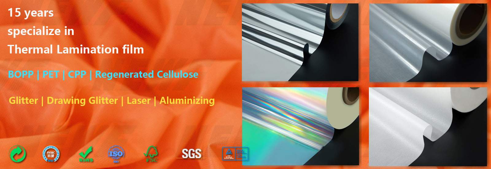 Qualität Laminierungs-Filmstreifen usine