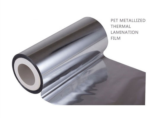 21 Mikrometer Aluminiummetallisierte Polyesterfolie Rollen zum Drucken von Kunststoff 3000m