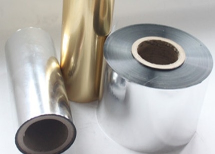 Good price Metallisierte Polyethylenterephthalatfolie, Wärmesiegelbare metallische Laminationsfolienrolle 1500 mm breit Online
