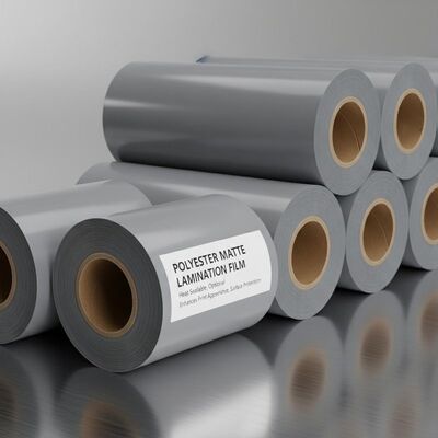 Ein guter Preis. Polyester-Matt-Laminierfolienrollen, heißsiegelfähig, optional, ideal zur Verbesserung des Druckbildes und des Oberflächenschutzes Online