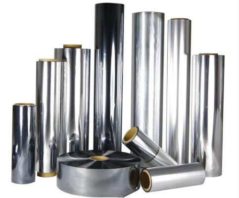 Good price Metallischer Glanz Hohe Zugfestigkeit Aluminiummetallisierter Wärmelaminierungsfilm für Kosmetika Verpackung Länge 200-3000m Online