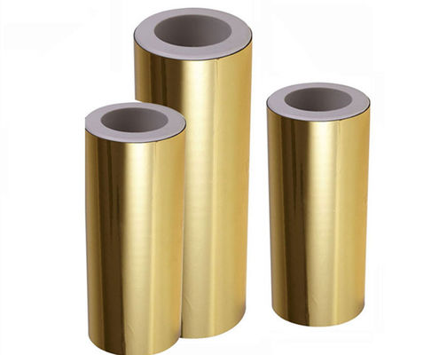 Good price Goldmetallisierte PET-Folien für Lamierte Papiere, geeignet für Laminationsmaschinen Online