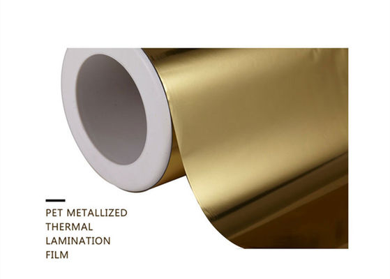 Good price BOPET-Wärmelaminierungsfolie 1500 mm    Vakuummetallisiert 92% Reflexibilität Online