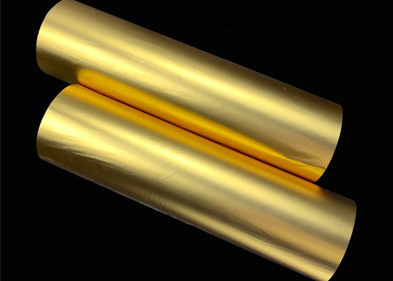 Good price Premium-Hochreflexive Luxus-Gold-Spiegel-Finish BOPP/PET-Wärmelaminierungsfilm mit Vakuum-metallisierter Beschichtung für druckoptimierte Verpackungen Online