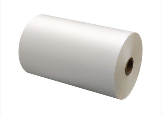 Good price 23 μm BOPP Thermal Matte Coating Film mit EVA Hot Melt Adhesive System, mit bubbelfreier Trockenlaminationstechnologie für Oberflächenschutzanwendungen. Online
